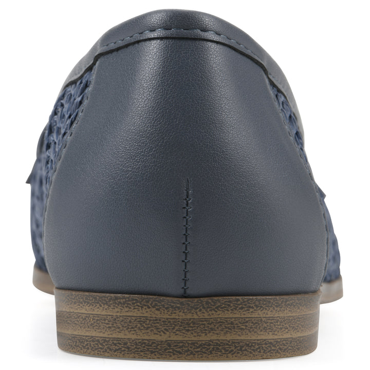 North Loafer - Blue Raffia