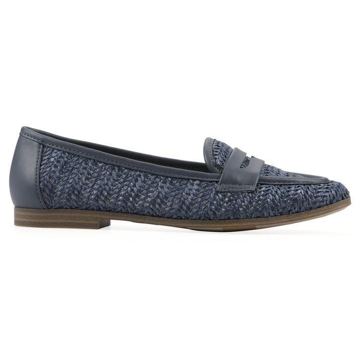 North Loafer - Blue Raffia