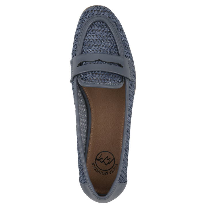 North Loafer - Blue Raffia