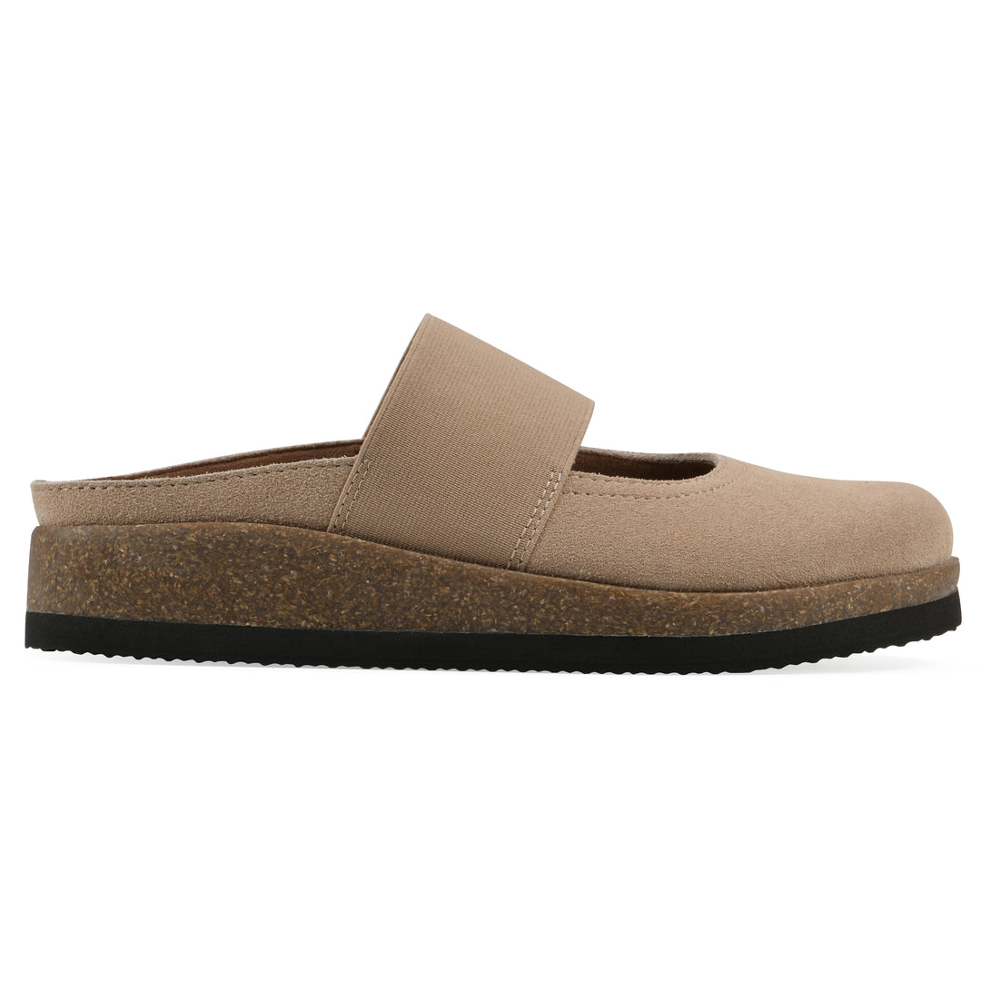 Bassi Clog - Beach Wood Suede