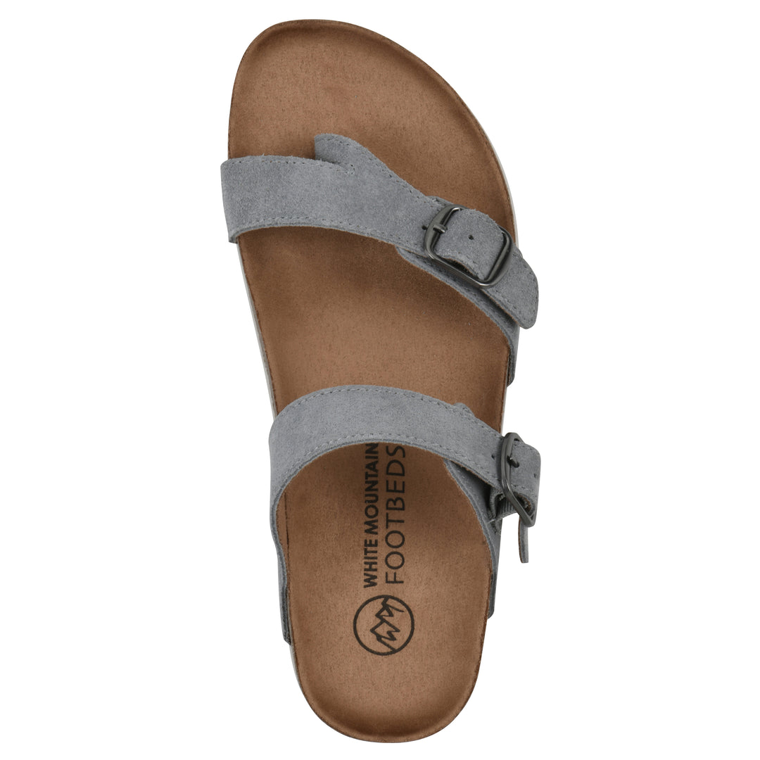 Grams Footbeds Sandal - Blue Raspberry Suede