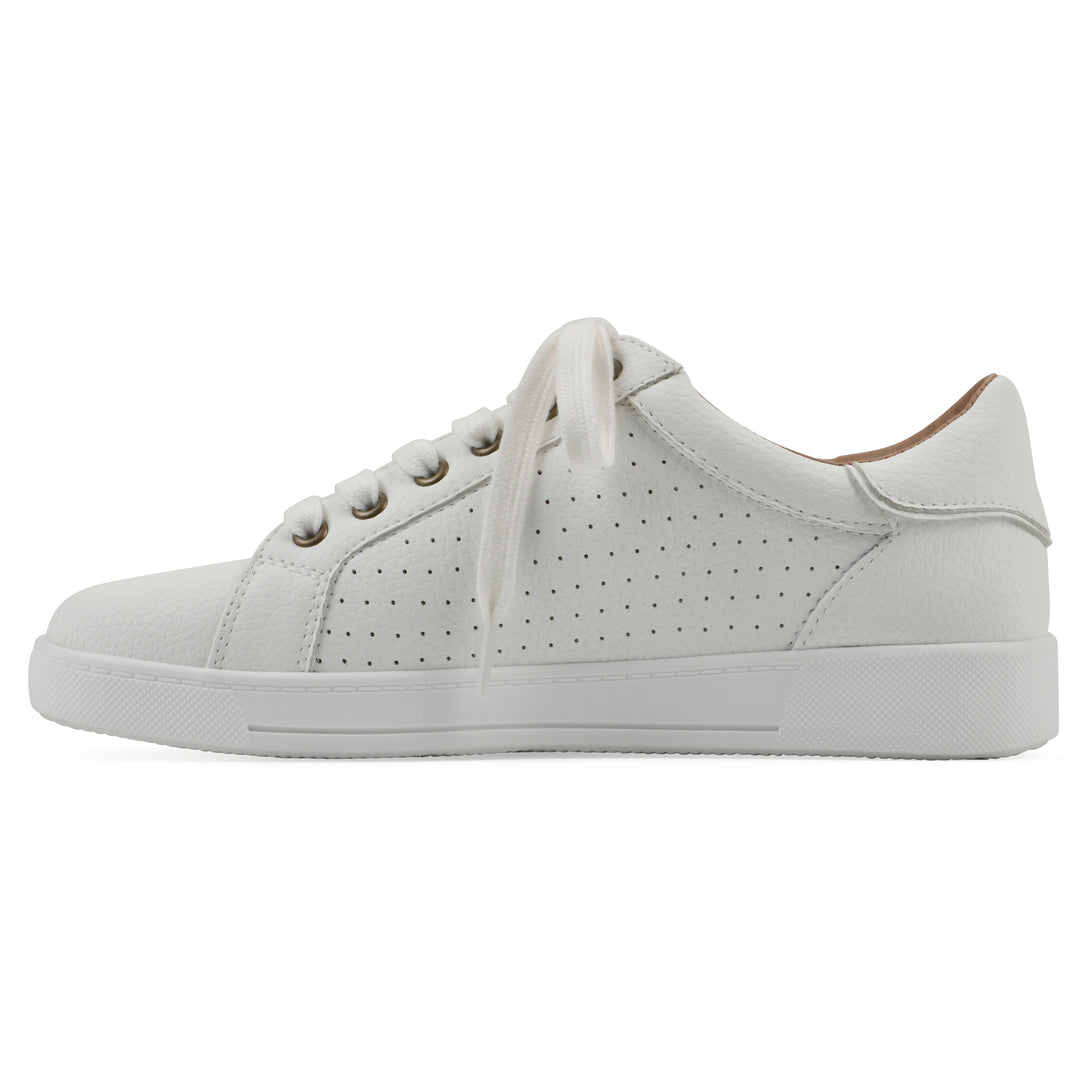 Uniform Sneaker - White Faux Leather