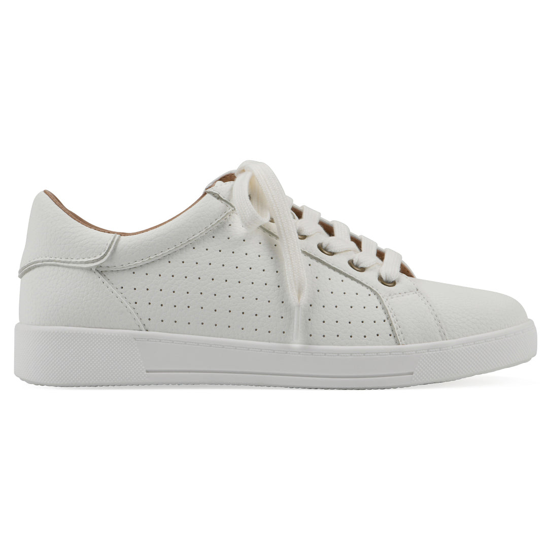 Uniform Sneaker - White Faux Leather