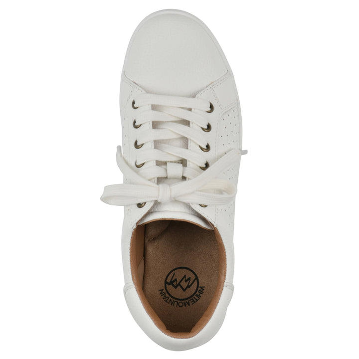Uniform Sneaker - White Faux Leather