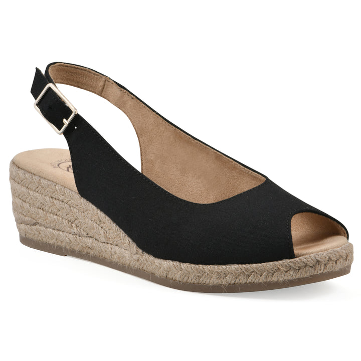 Maize Wedge - Black Fabric