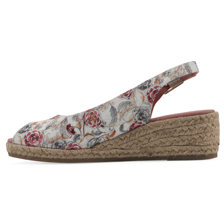 Maize Wedge - Blush Floral Fabric