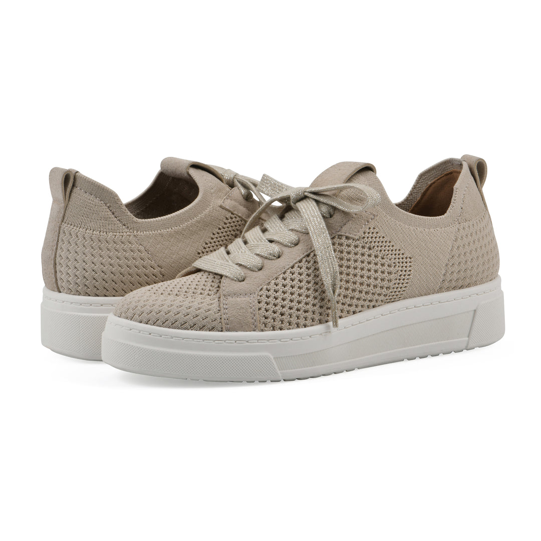 Uncut Sneaker - Taupe Fabric