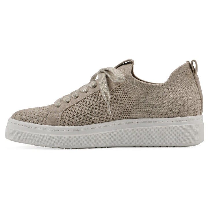 Uncut Sneaker - Taupe Fabric