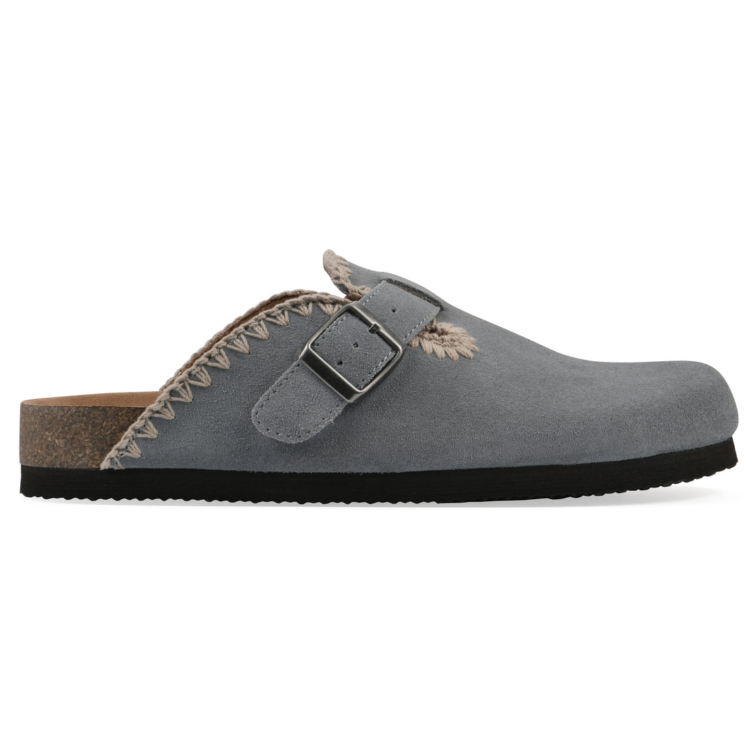 Bendees Clog - Blue Raspberry Suede