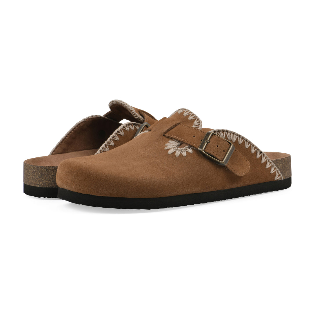 Bendees Clog - Whiskey Suede