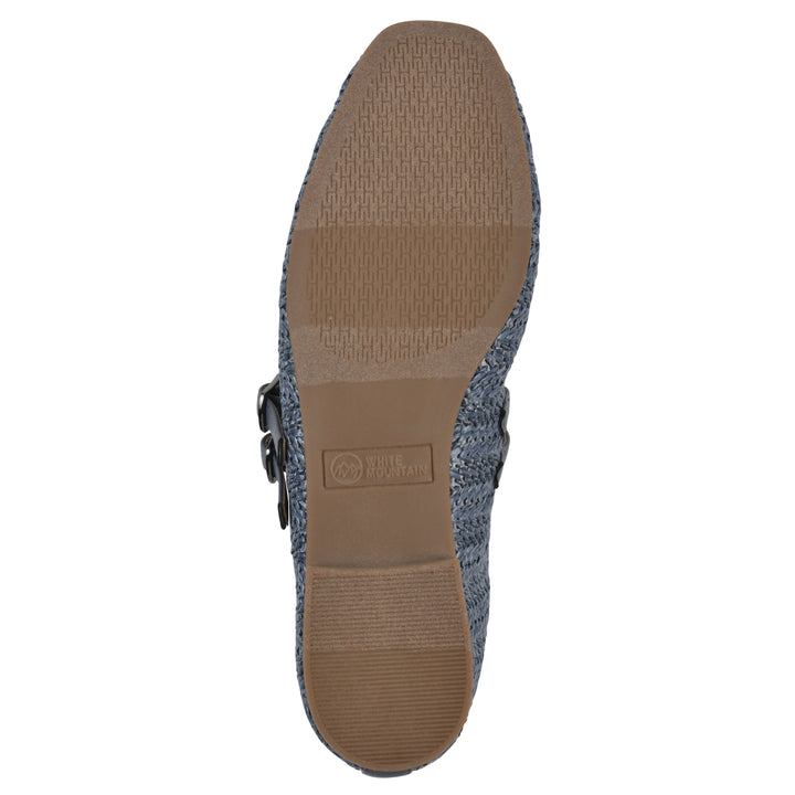 Bocage Flat - Blue Raffia