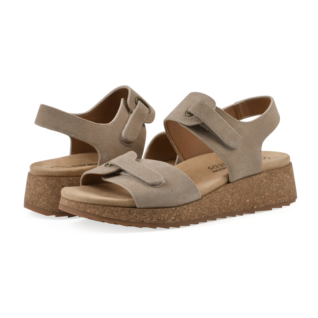 Gelato Wedge Sandal - Sandal Wood Suede