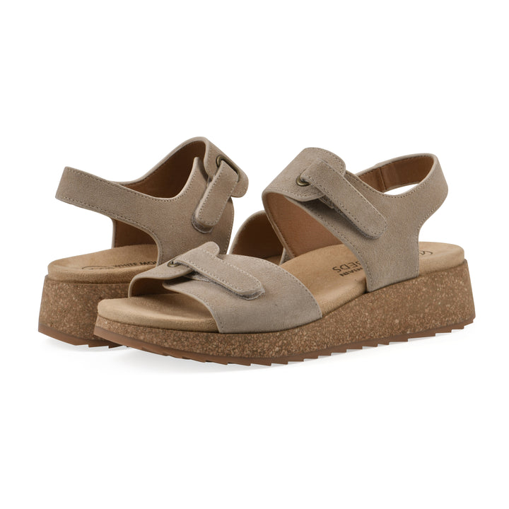 Gelato Wedge Sandal - Sandal Wood Suede