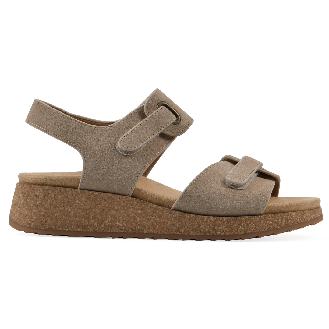 Gelato Wedge Sandal - Sandal Wood Suede