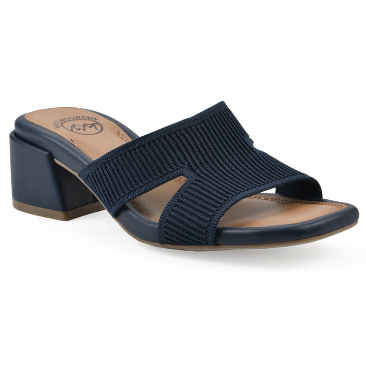 Milled Heeled Sandal