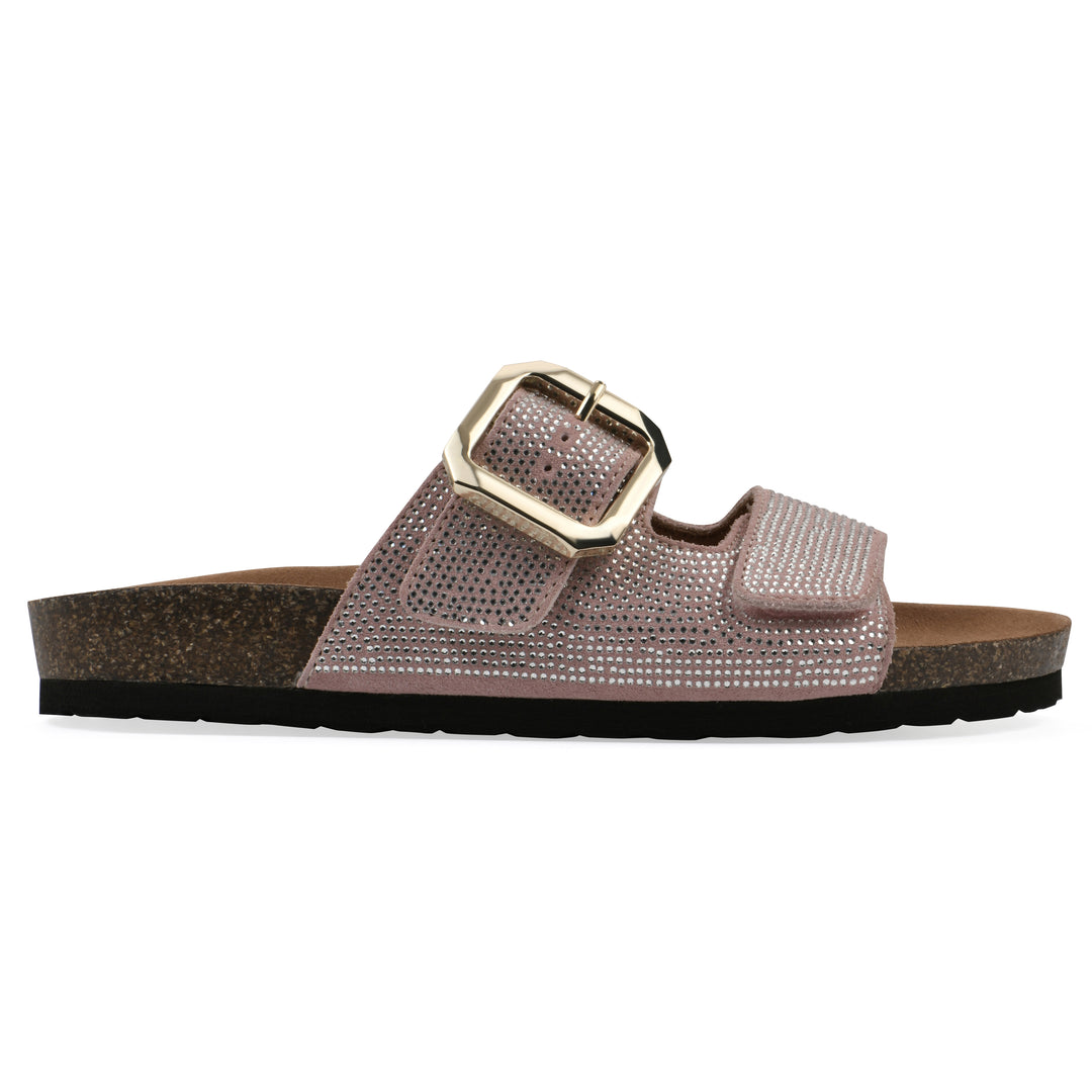 Granitas Footbeds Sandal - Blush Suede