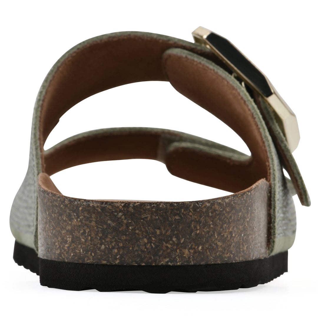 Granitas Footbeds Sandal - Sage Green Suede