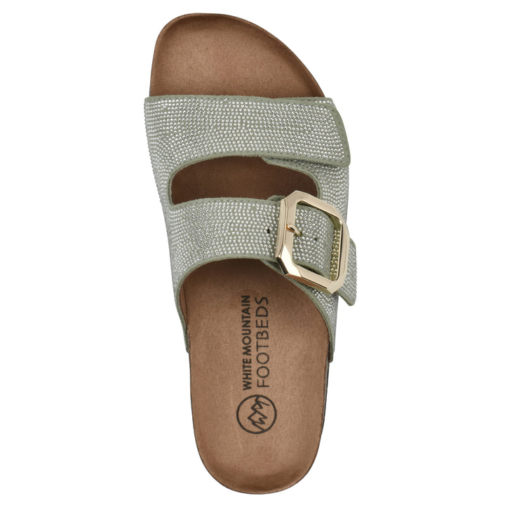 Granitas Footbeds Sandal - Sage Green Suede