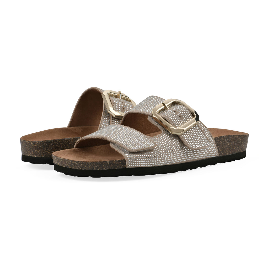 Granitas Footbeds Sandal - Sandal Wood Suede