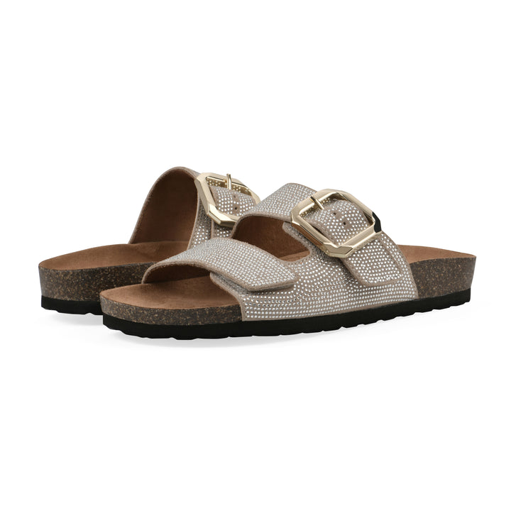 Granitas Footbeds Sandal - Sandal Wood Suede