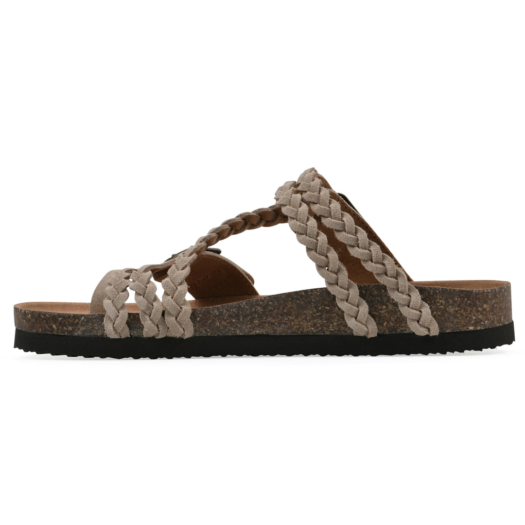 Haziest Footbeds Sandal - Sandal Wood Suede