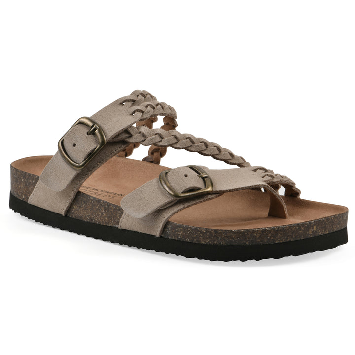Haziest Footbeds Sandal - Sandal Wood Suede