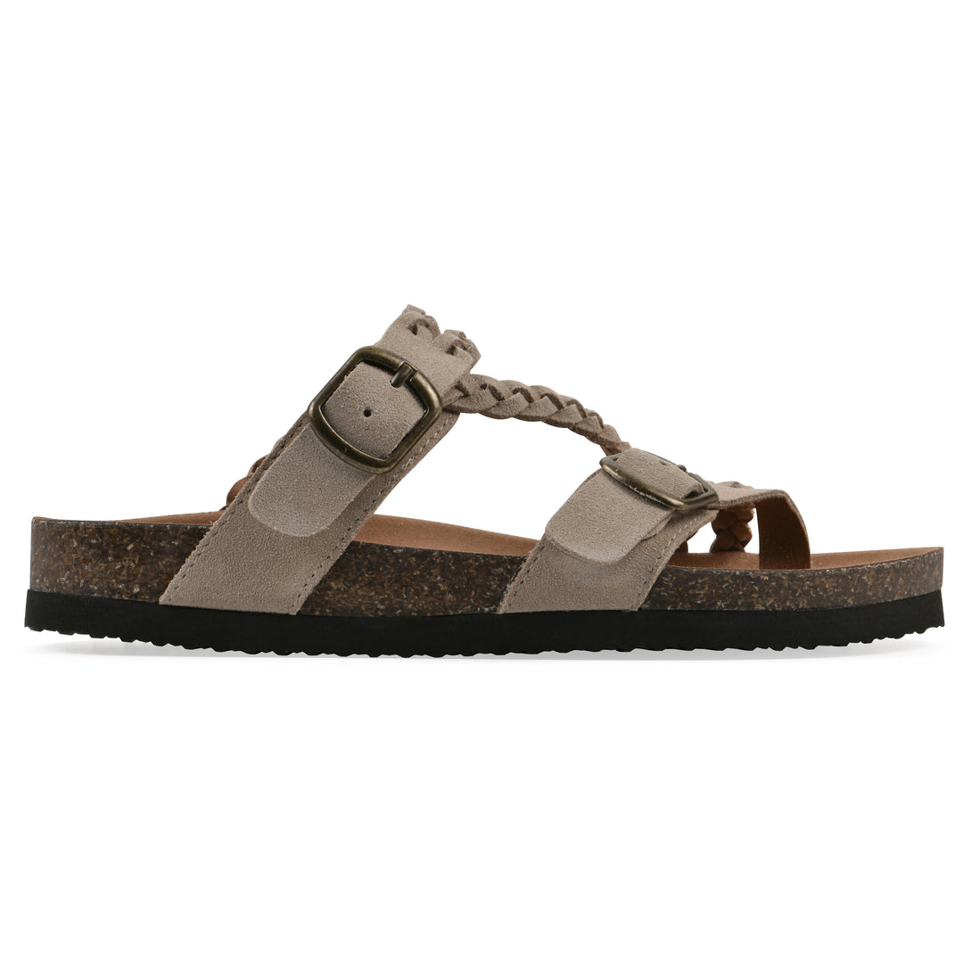 Haziest Footbeds Sandal - Sandal Wood Suede
