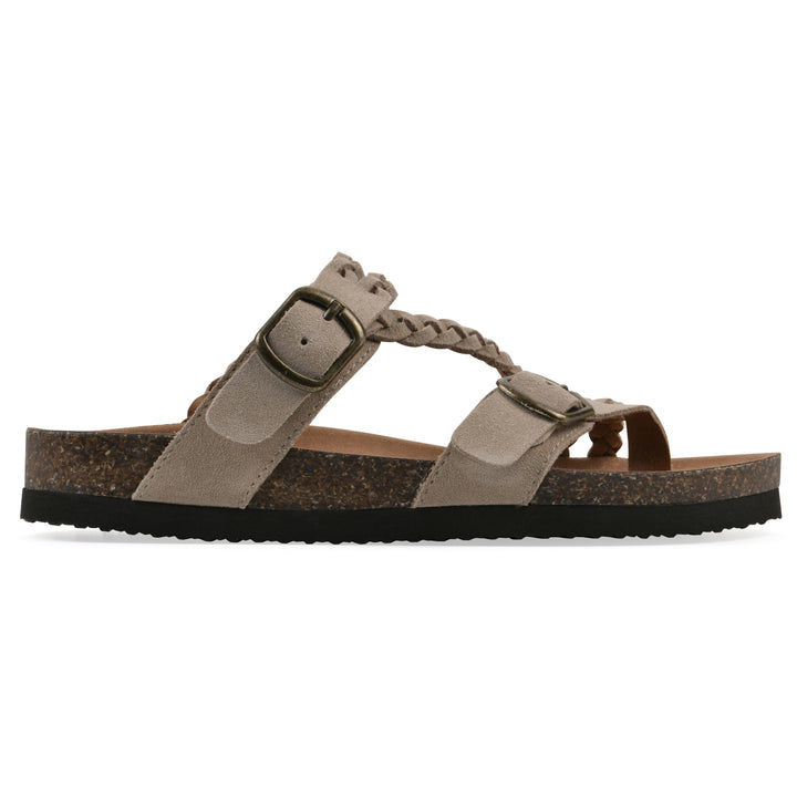 Haziest Footbeds Sandal - Sandal Wood Suede