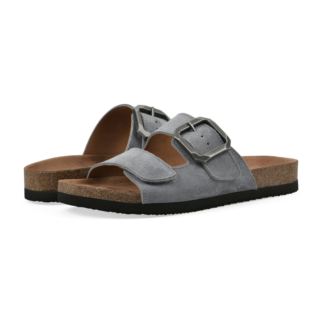 Hayloft Footbeds Sandal - Blue Raspberry Suede