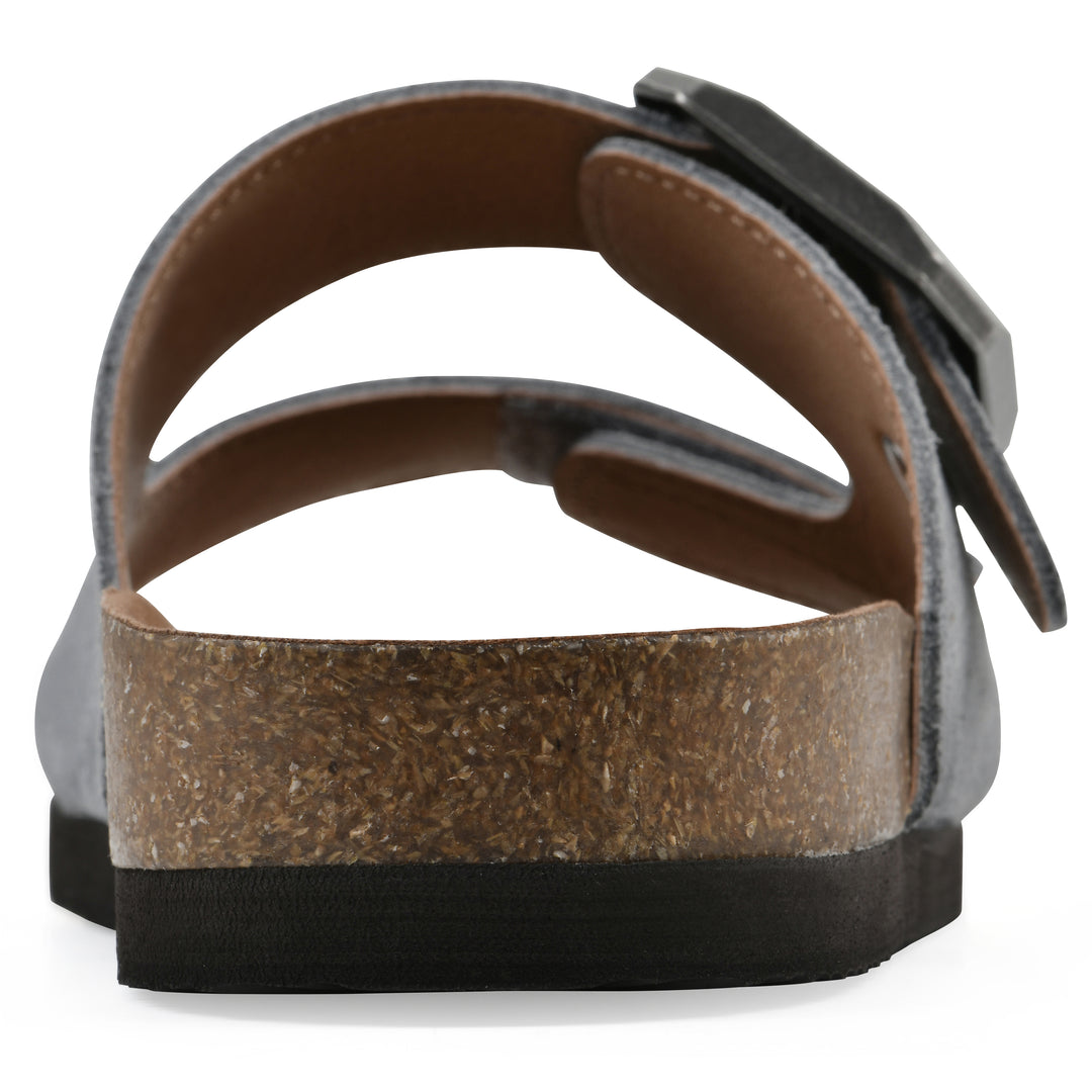 Hayloft Footbeds Sandal - Blue Raspberry Suede