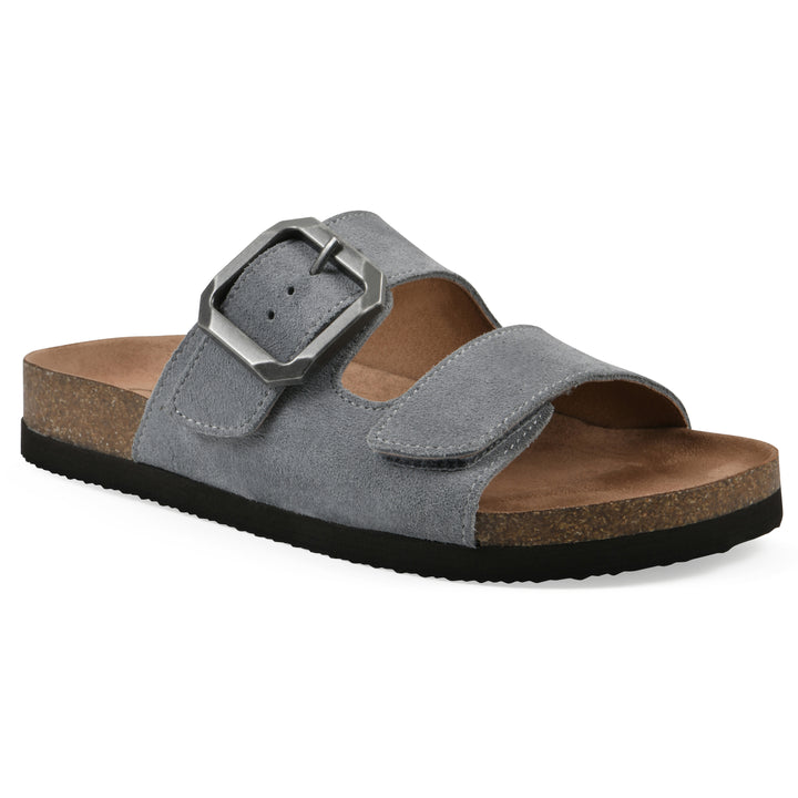 Hayloft Footbeds Sandal - Blue Raspberry Suede