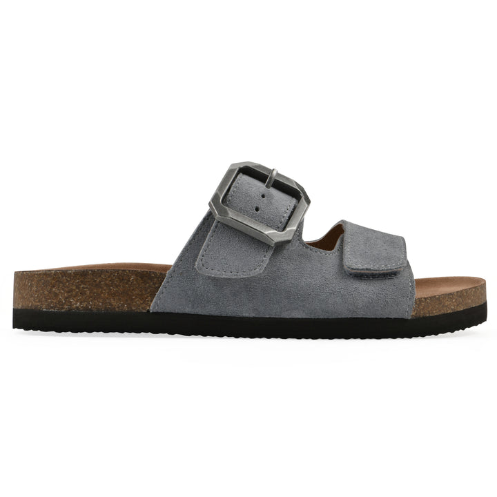 Hayloft Footbeds Sandal - Blue Raspberry Suede