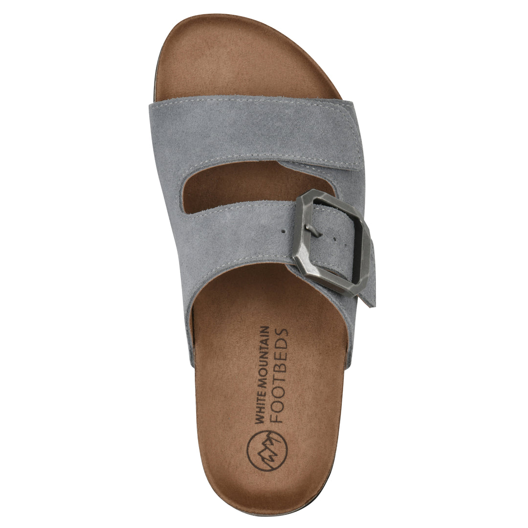 Hayloft Footbeds Sandal - Blue Raspberry Suede