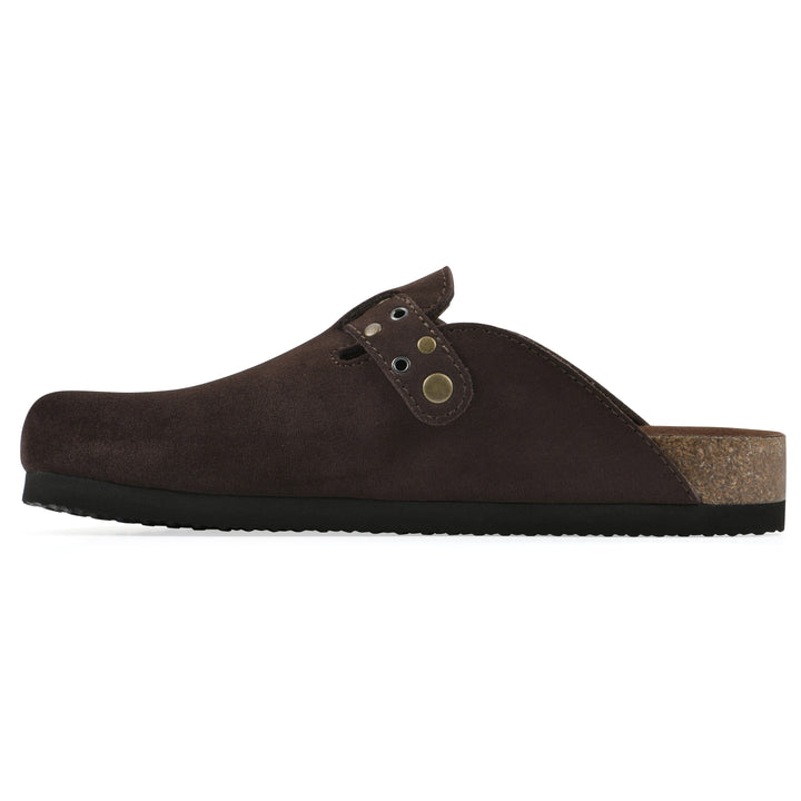 Benben Footbeds Clog - Coco Brown Suede