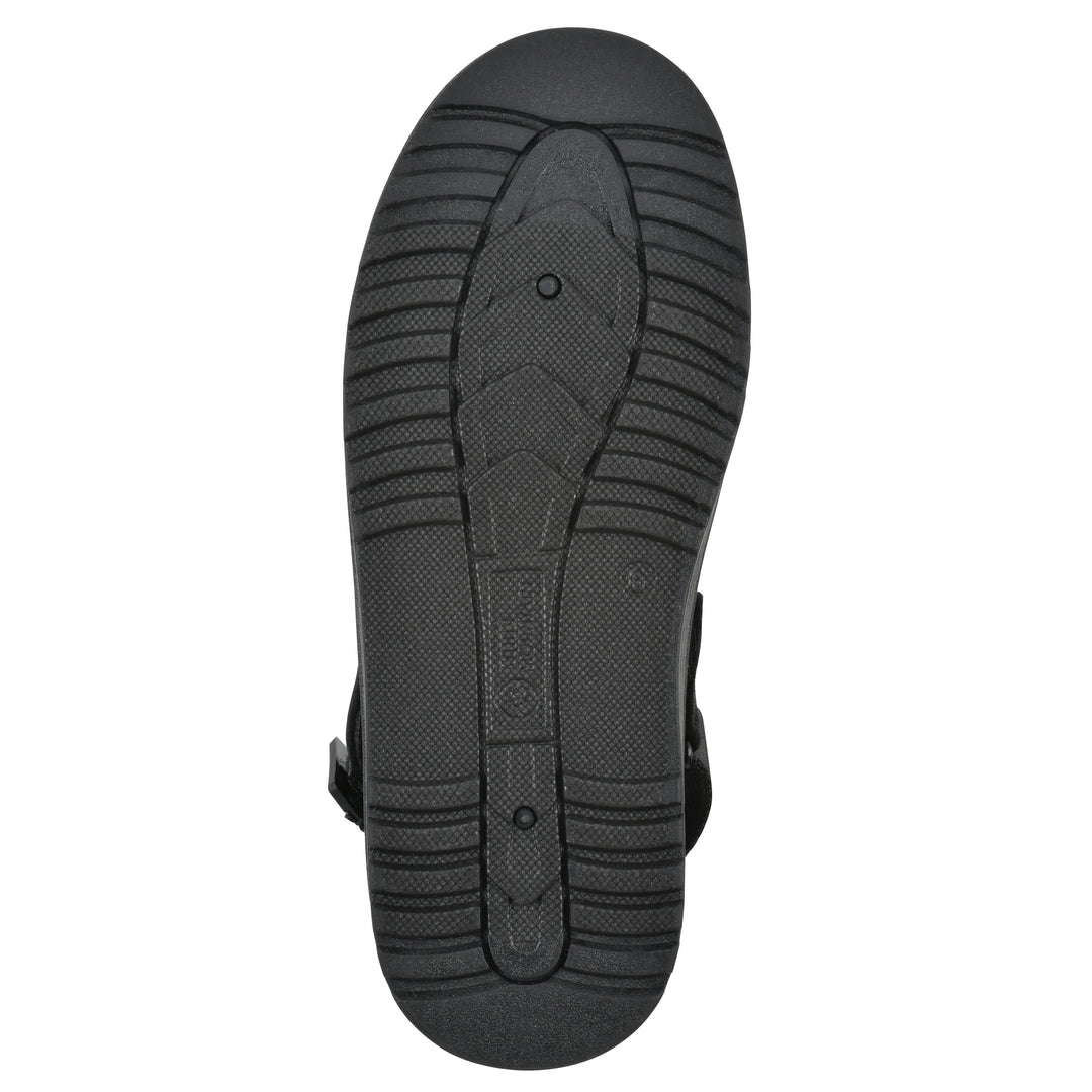 Icebound Clog - Black Faux Suede