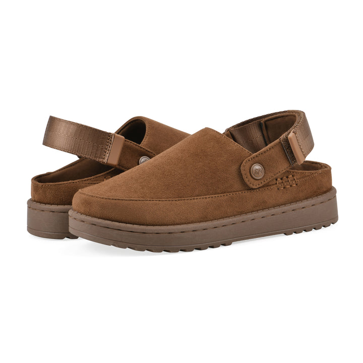 Icebound Clog - Chestnut Faux Suede