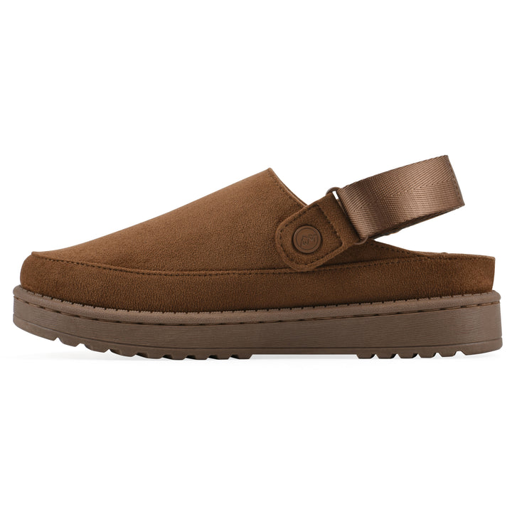 Icebound Clog - Chestnut Faux Suede
