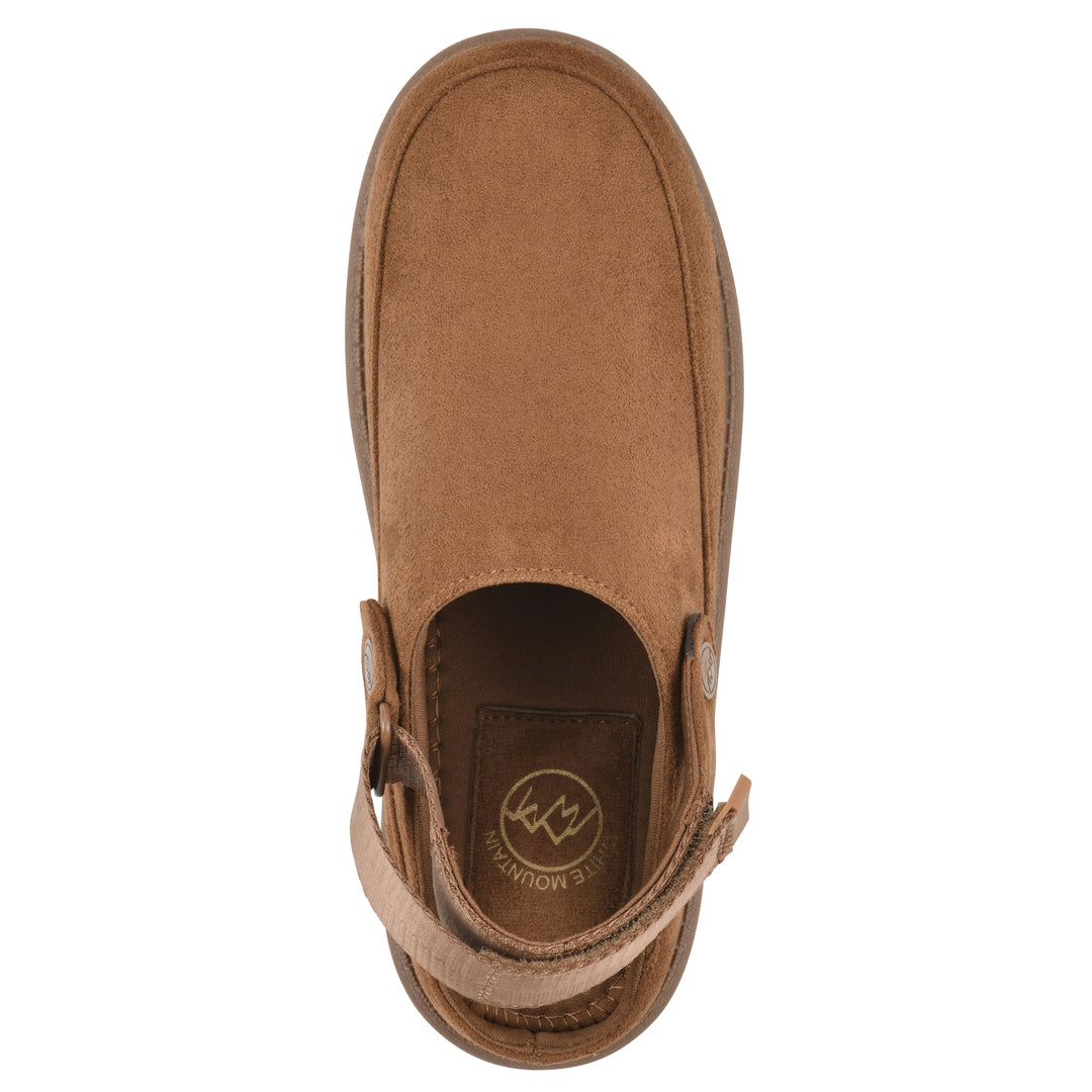 Icebound Clog - Chestnut Faux Suede