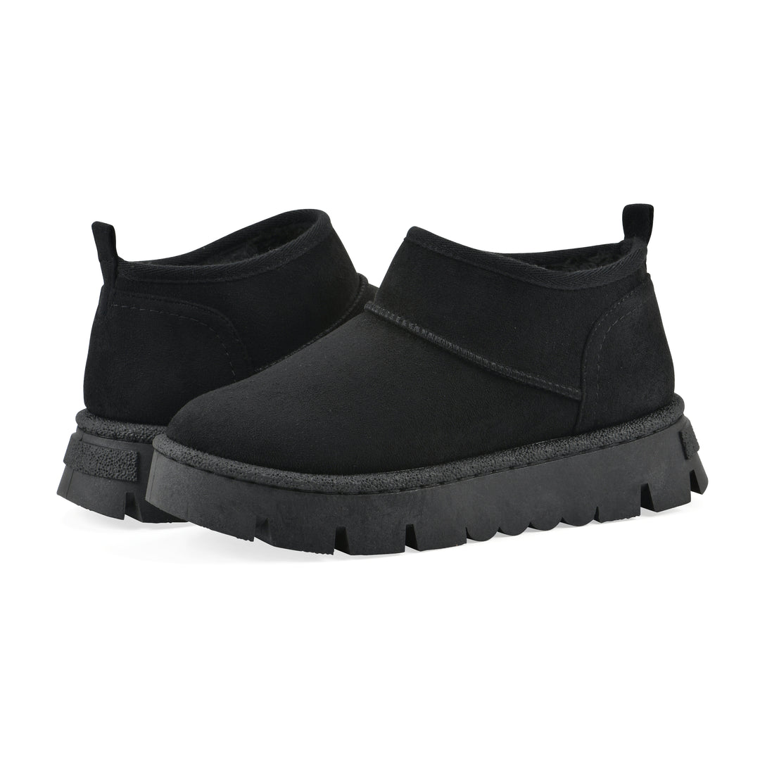 Toree Bootie - Black Faux Suede