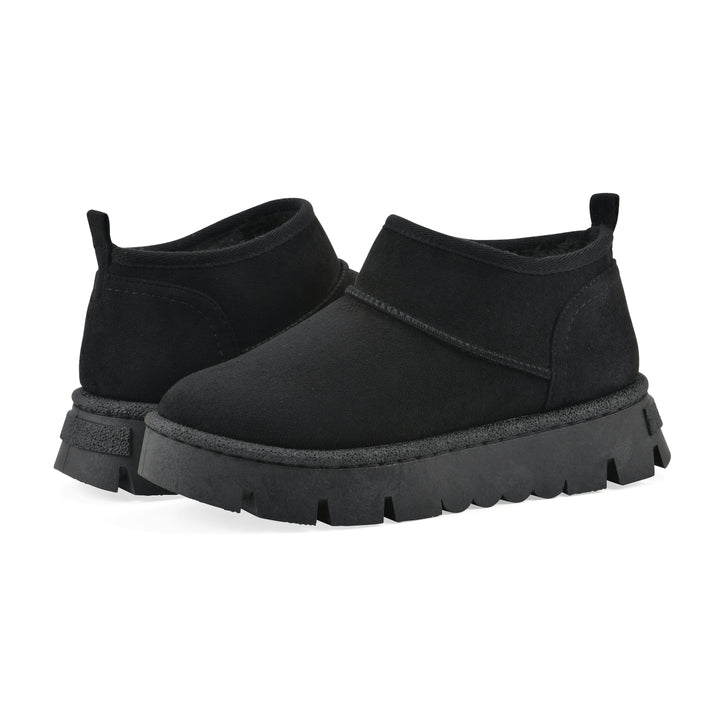 Toree Bootie - Black Faux Suede