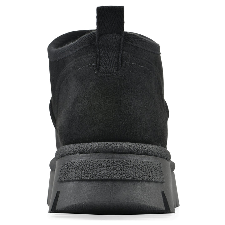 Toree Bootie - Black Faux Suede