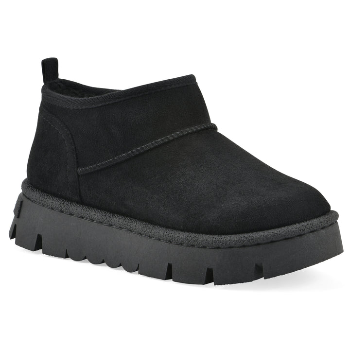 Toree Bootie - Black Faux Suede