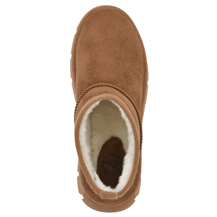 Toree Bootie - Chestnut Faux Suede