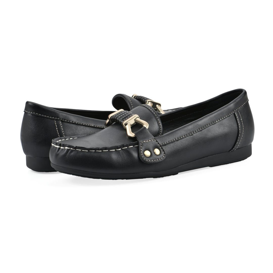 Wayside Loafer - Black Faux Leather
