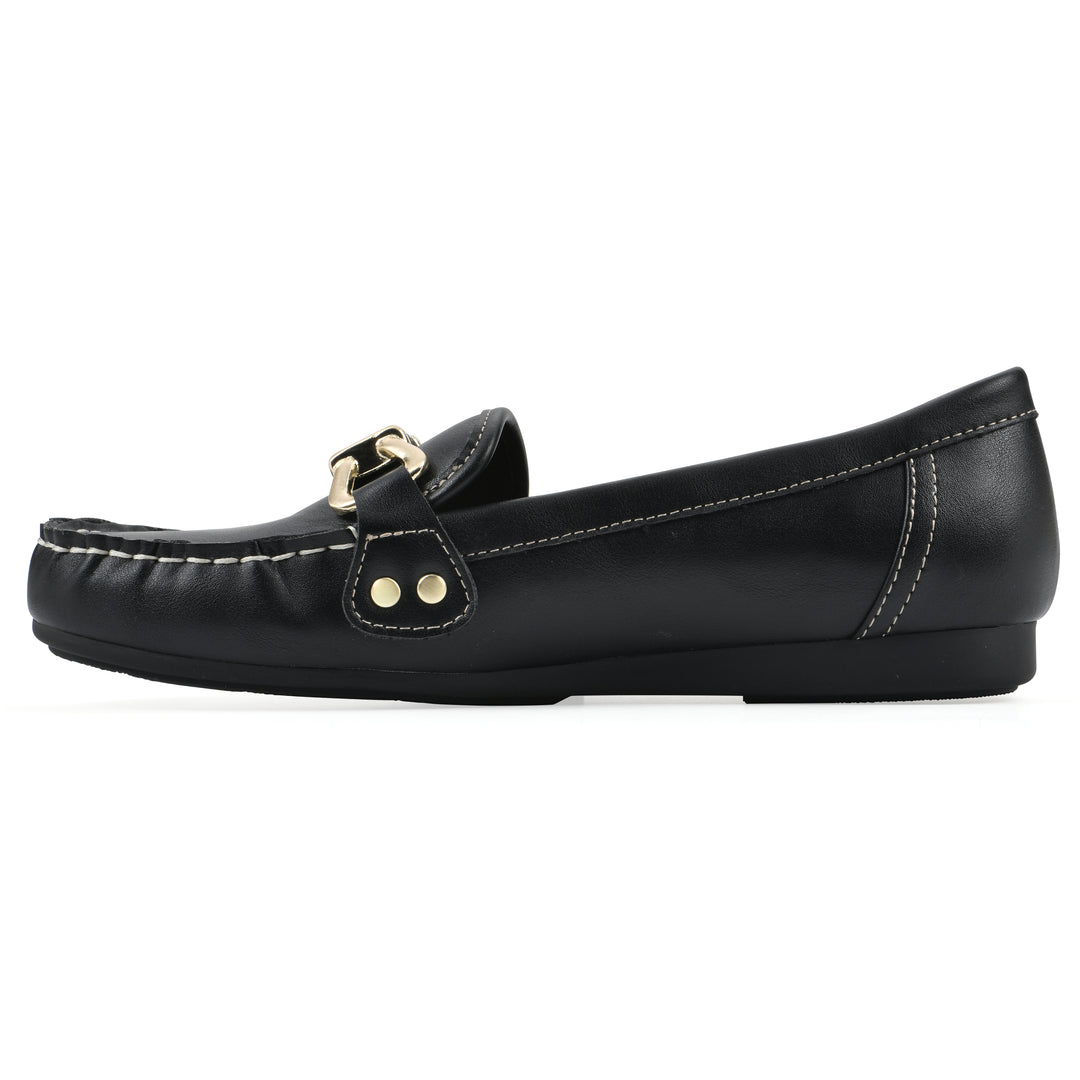 Wayside Loafer - Black Faux Leather