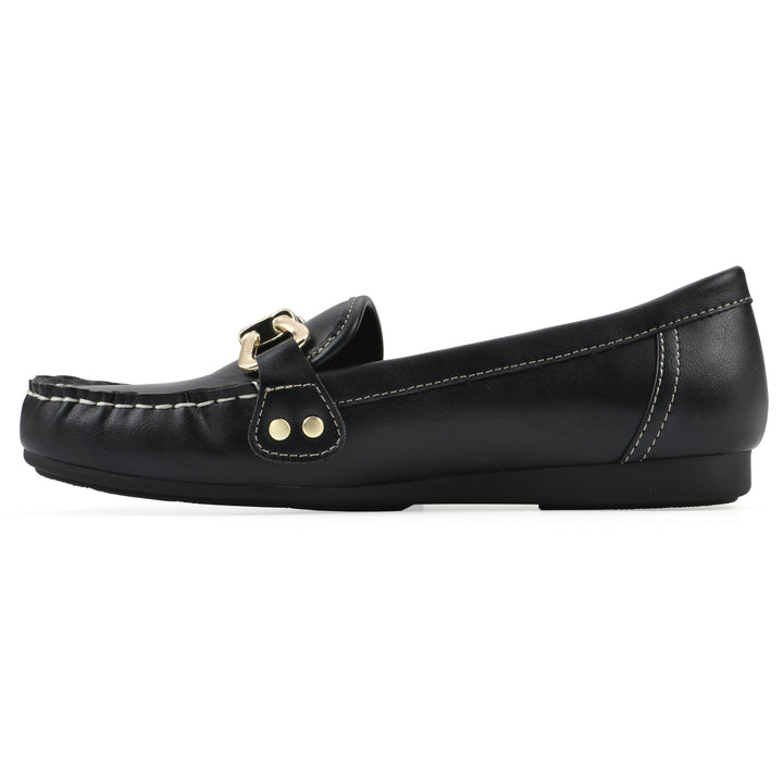 Wayside Loafer - Black Faux Leather