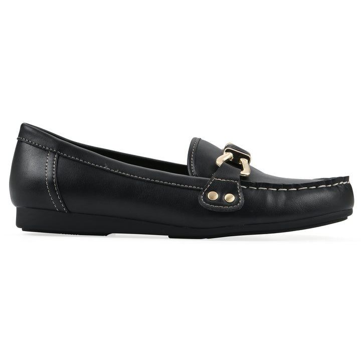Wayside Loafer - Black Faux Leather