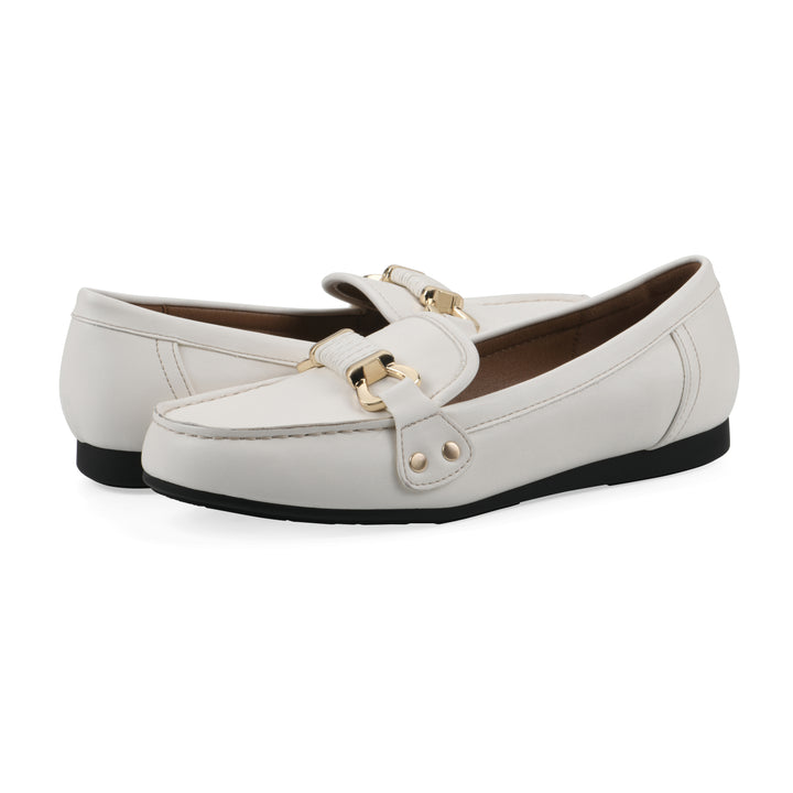 Wayside Loafer - White Faux Leather