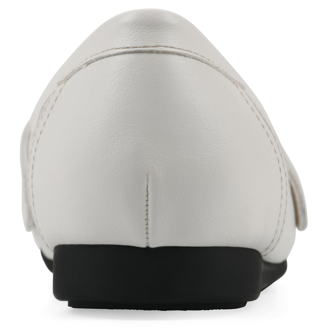 Wayside Loafer - White Faux Leather