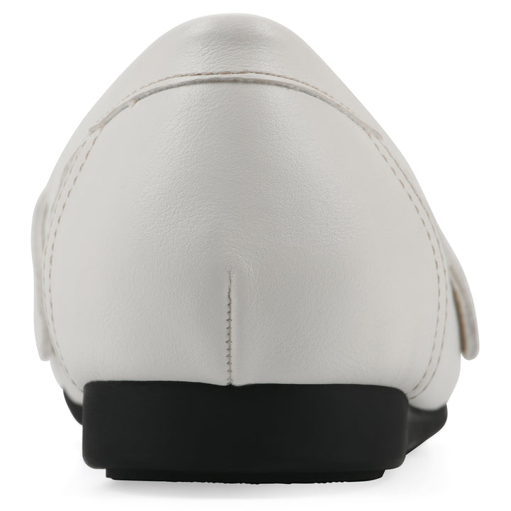 Wayside Loafer - White Faux Leather